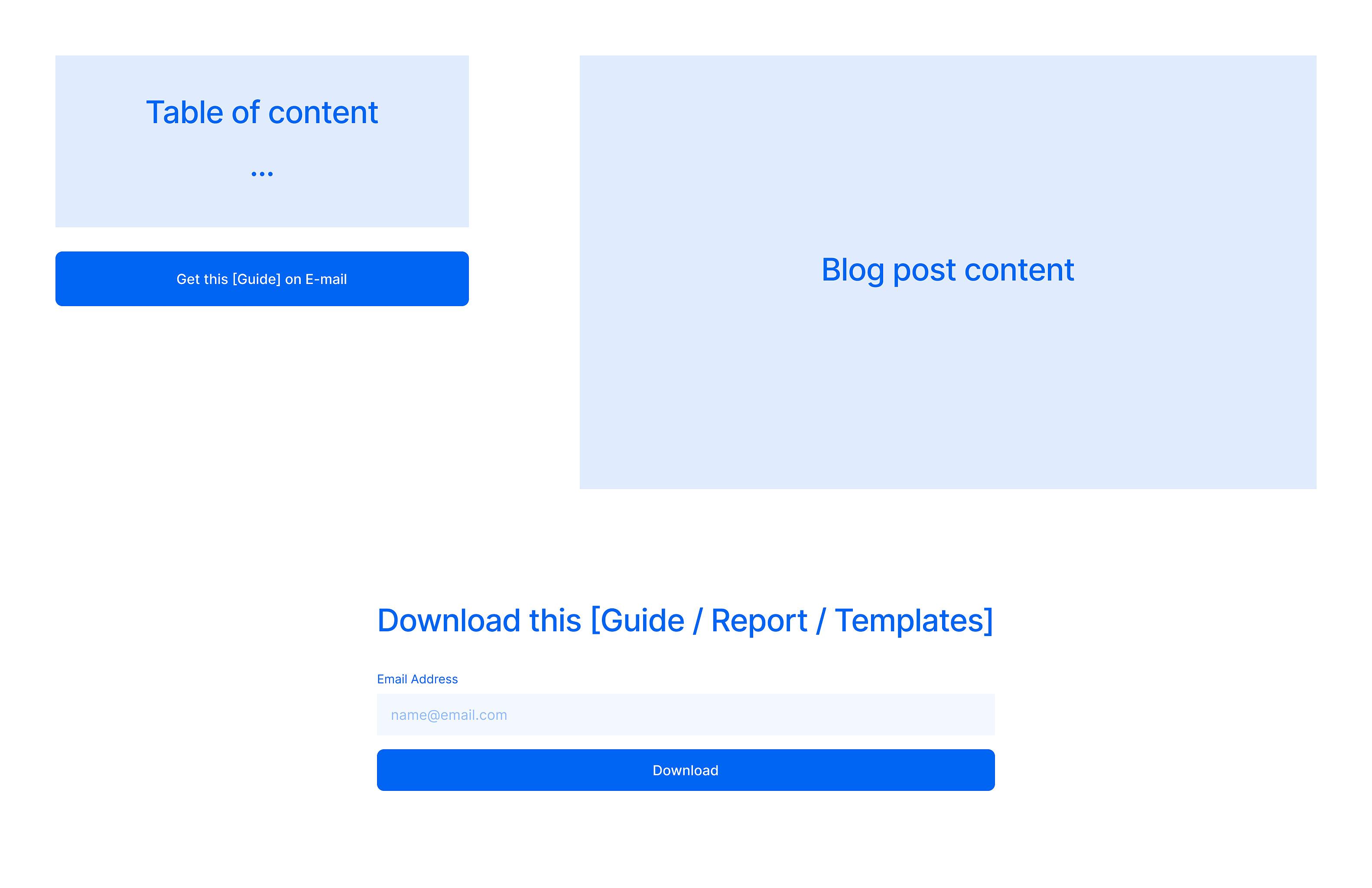 Blueprint of get this guide on email in a blog post
