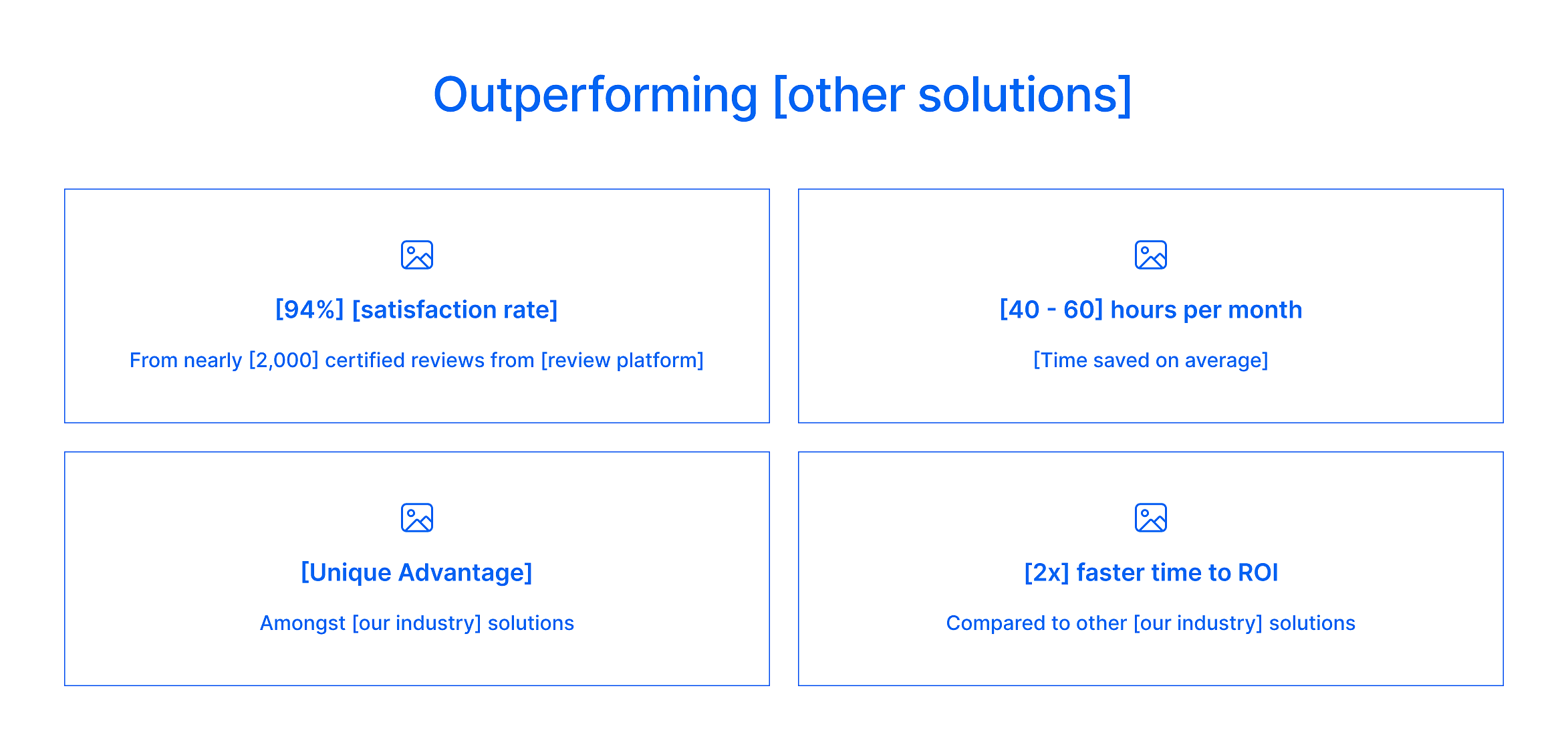 Blueprint of outperforming other solutions