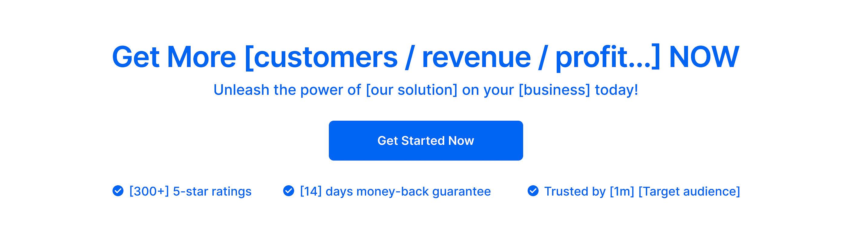 Blueprint of get more customers now