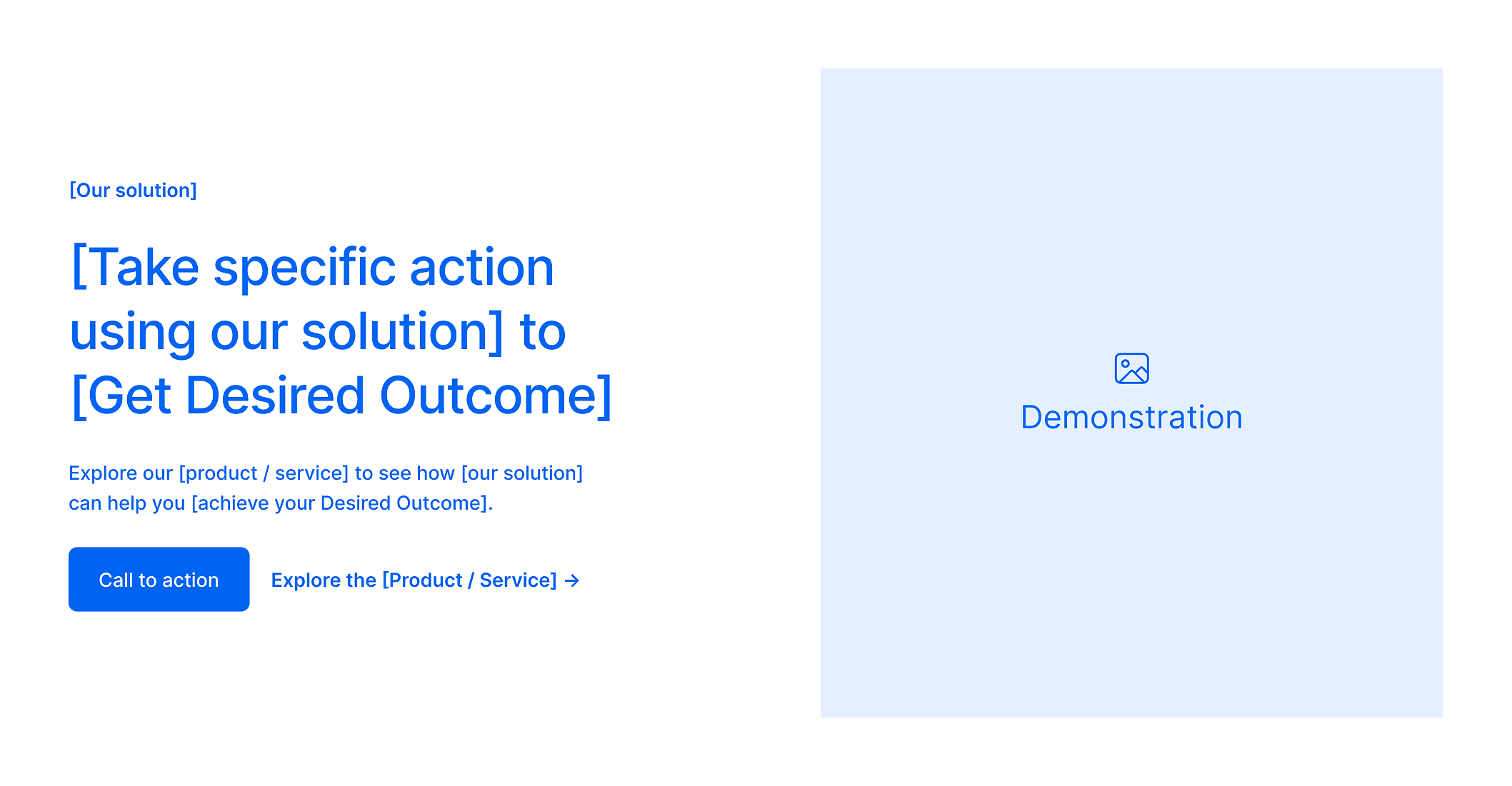 Blueprint of take actions to get desired outcome